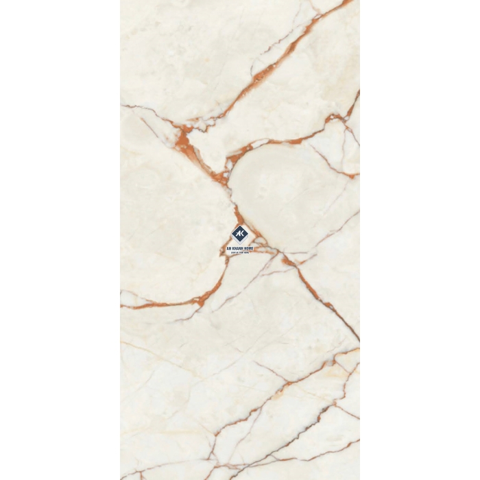 Gạch Ấn Độ 80x160 Màu Be Hoa Hồng Rosalia Beige Bề Mặt Bóng