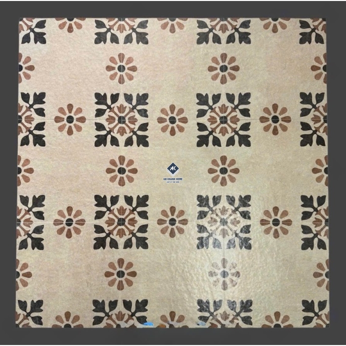 Gạch bông 30x30 hoa văn tối giản cổ điển        