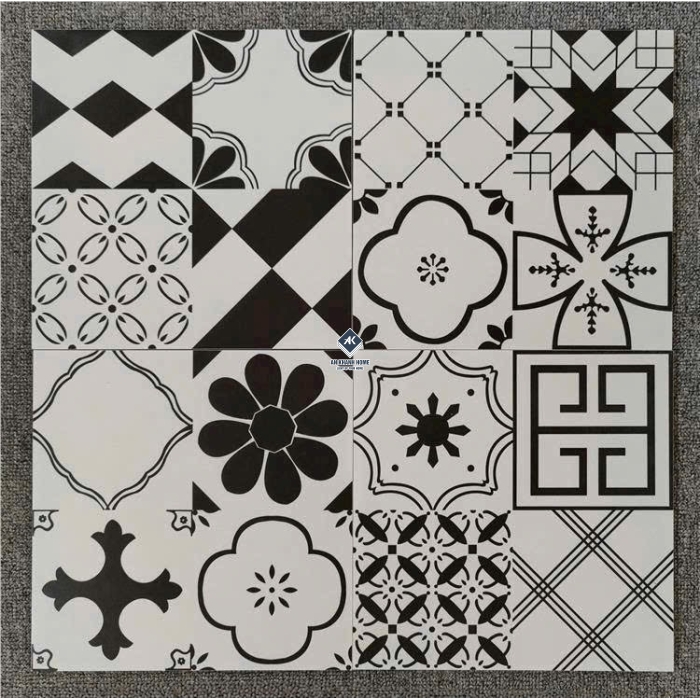 Gạch bông 30x30 mix hỗn hợp hoa văn cổ điển