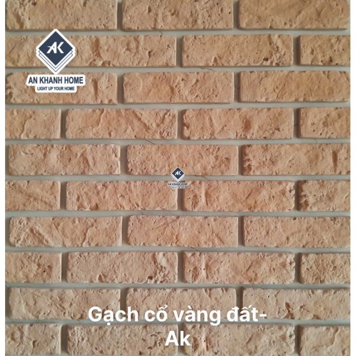 Gạch giả cổ bê tông vàng đất