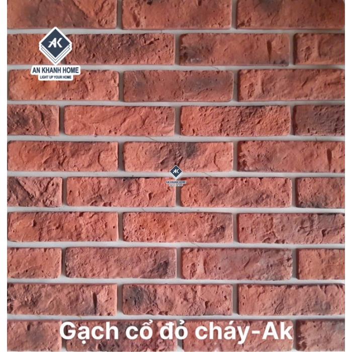 Gạch giả cổ đỏ cháy chămpa 
