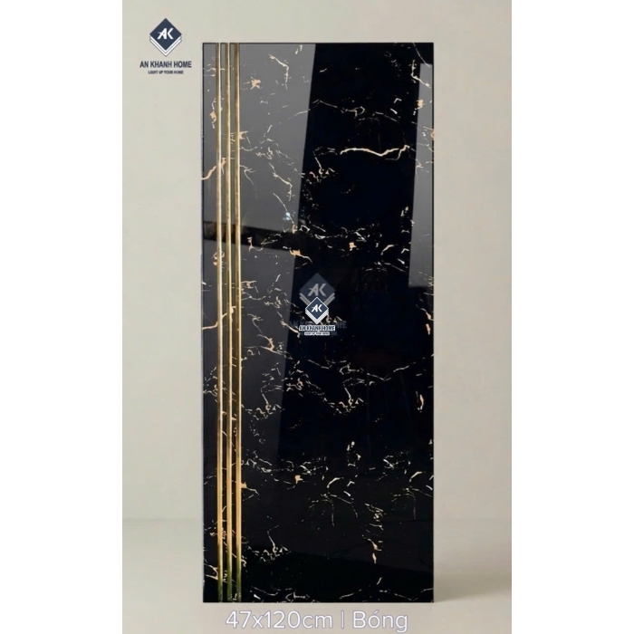 Gạch lát bậc cầu thang đen vân vàng cam 47x120 trung quốc