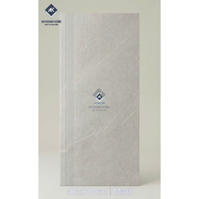 Gạch lát bậc cầu thang granite đá mờ xám 47x120 trung quốc