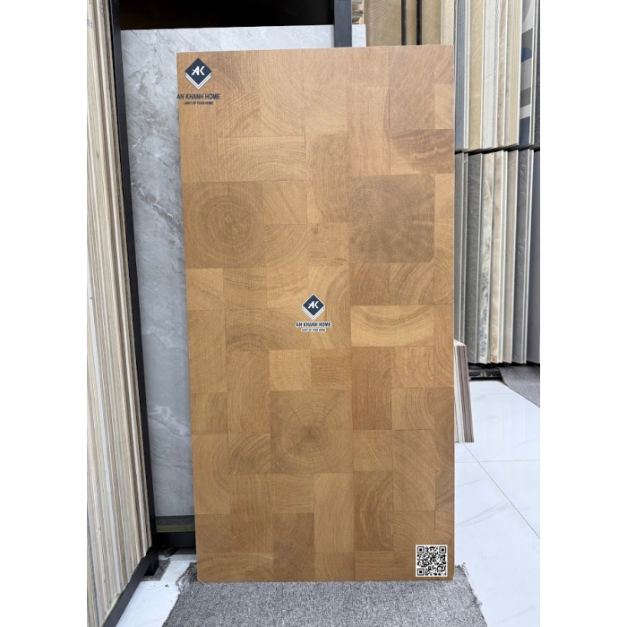 Gạch ốp lát 60x120 vân giả gỗ ghép đẹp độc đáo