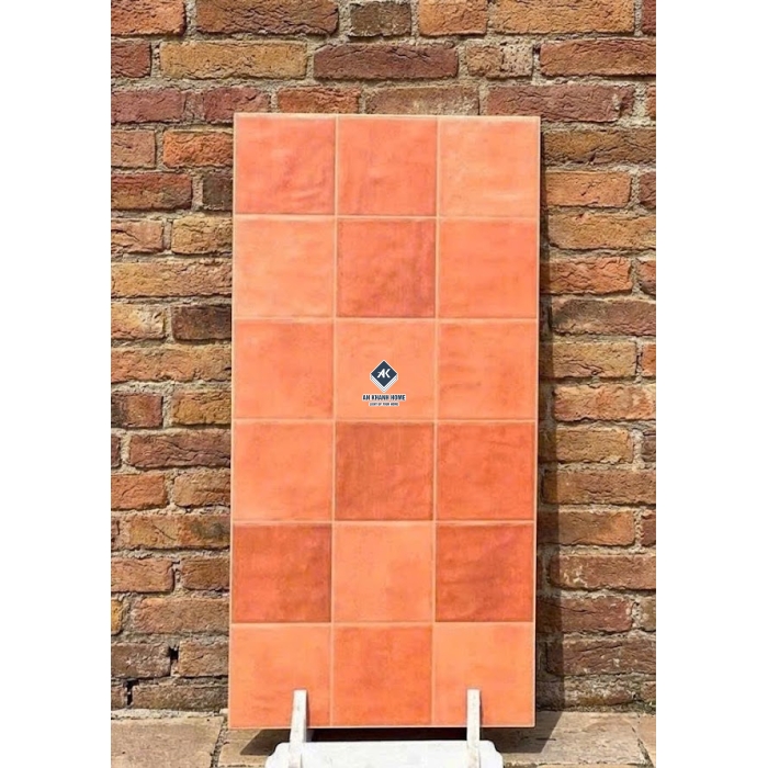 Gạch ốp tường 40x80 giả thẻ mix màu gốm