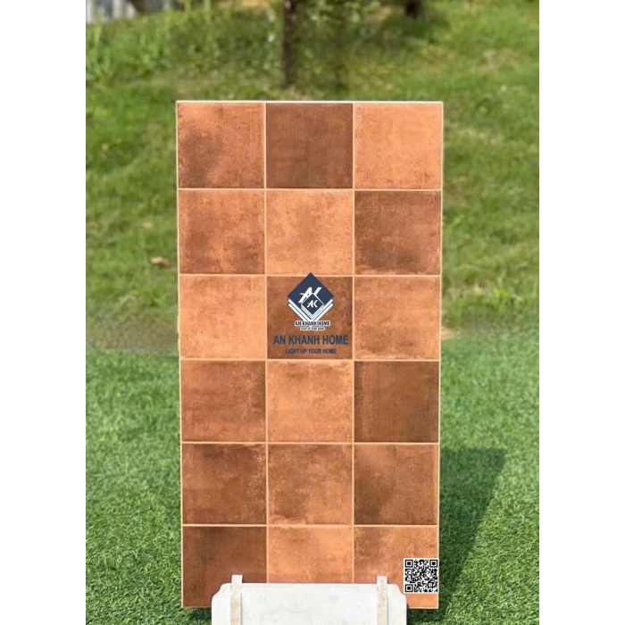 Gạch ốp tường 40x80 giả thẻ mix màu hiệu ứng