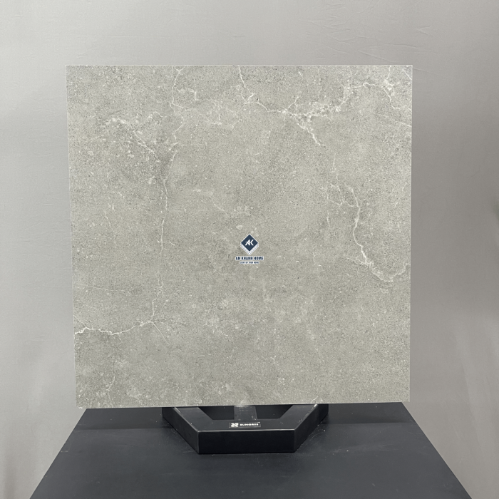 66AK SGM609 FRESCO GRIGIO 60 x 60cm màu xám stone gạch vân đá rạn loang tự nhiên mờ