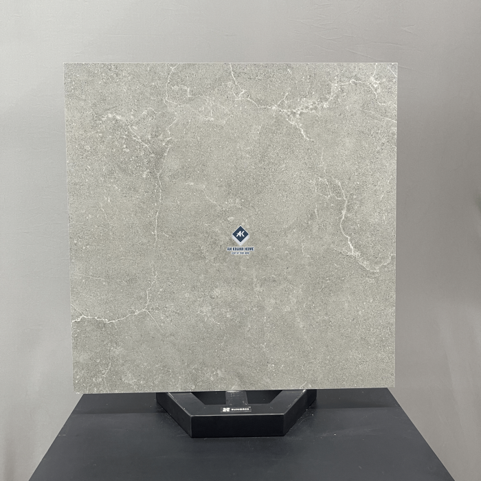 66AK SGM609 FRESCO GRIGIO 60 x 60cm màu xám stone gạch vân đá rạn loang tự nhiên mờ