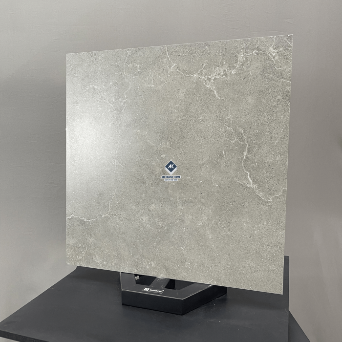 66AK SGM609 FRESCO GRIGIO 60 x 60cm màu xám stone gạch vân đá rạn loang tự nhiên mờ