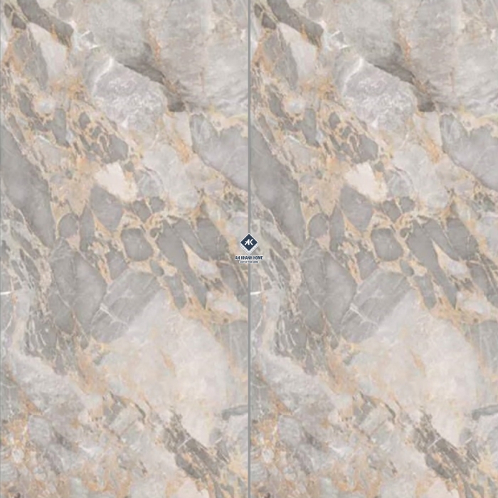 Gạch Ấn Độ 80x160 Màu Xám Vân Đá Tự Nhiên Grey Opera AVA-816.09 Bề Mặt Siêu Bóng