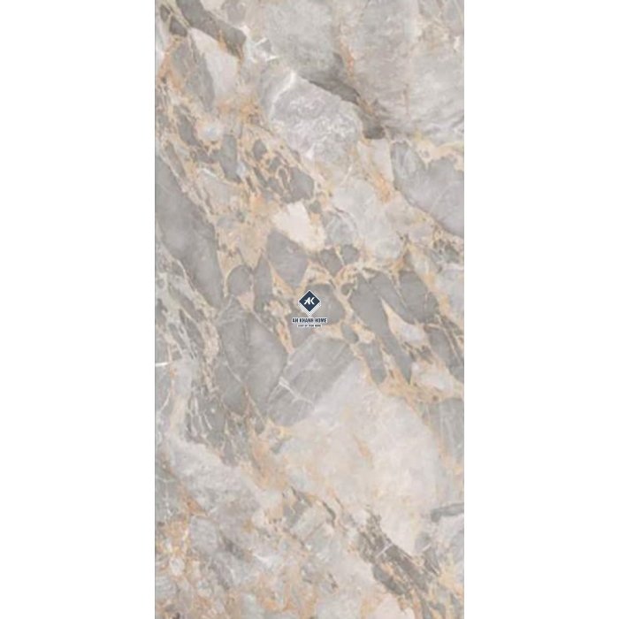Gạch Ấn Độ 80x160 Màu Xám Vân Đá Tự Nhiên Grey Opera AVA-816.09 Bề Mặt Siêu Bóng