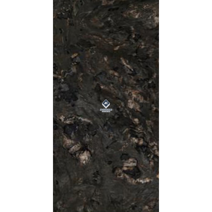 Gạch Ấn Độ 80x160 Màu Đen Nâu Brown Negro AVA-816.D08 Bề Mặt Siêu Bóng