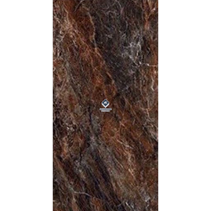 Gạch Ấn Độ 80x160 Màu Nâu Socola Tithof Choco VA-816.17 Bề Mặt Siêu Bóng