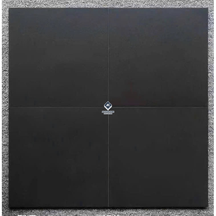 Gạch bông đơn sắc 30x30 màu đen trơn không vân bề mặt mờ