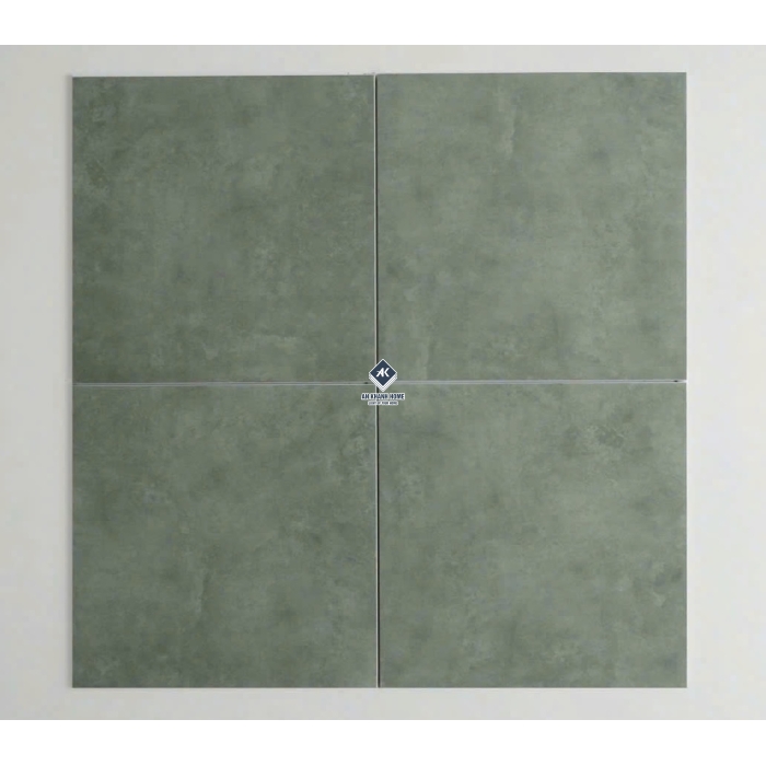 Gạch bông đơn sắc 30x30 màu xanh bộ đội vân loang MF3166L bề mặt mờ