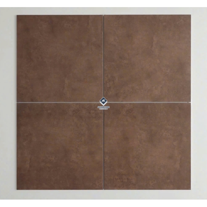 Gạch bông đơn sắc 30x30 màu nâu cafe vân xi măng loang MF31671 bề mặt mờ