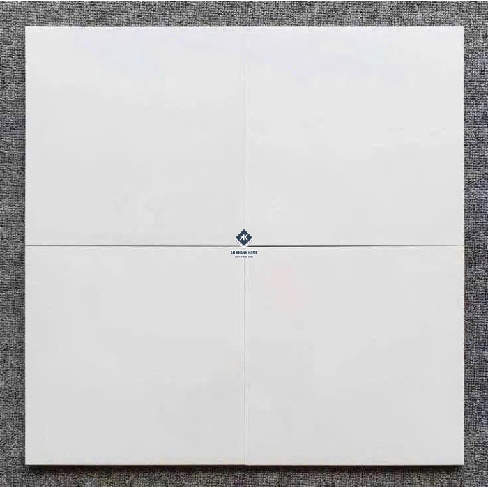 Gạch bông đơn sắc 30x30 màu trắng trơn không vân bề mặt mờ