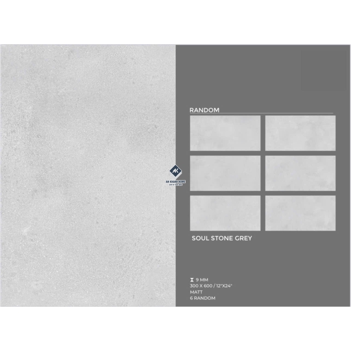 Gạch HCMC1.10CE Soul Stone Grey vân xi măng mix hạt màu xám bề mặt mờ