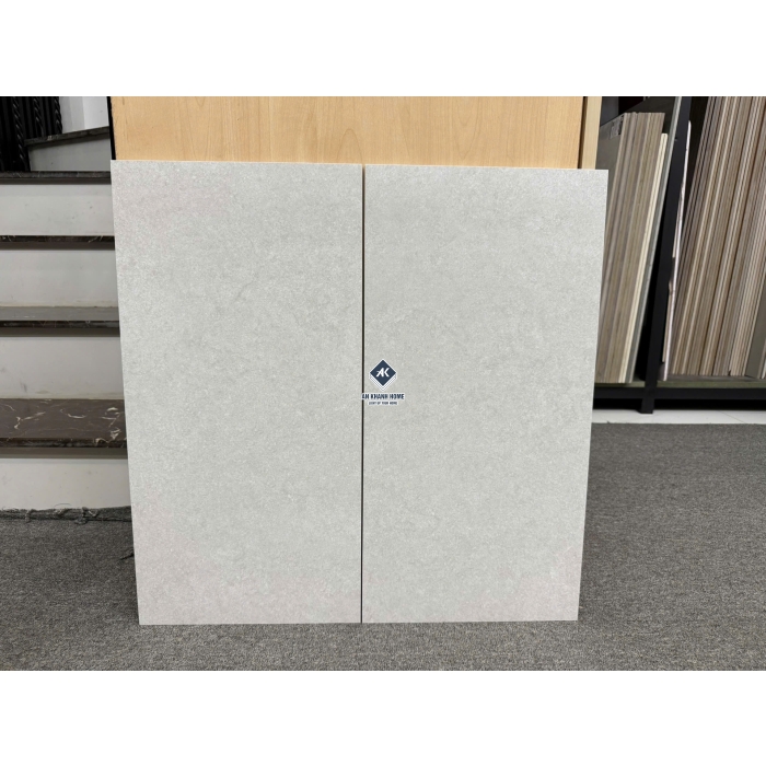 Gạch Ấn Độ 30x60 trắng kem vân đá mix hạt BSA1 bề mặt mờ