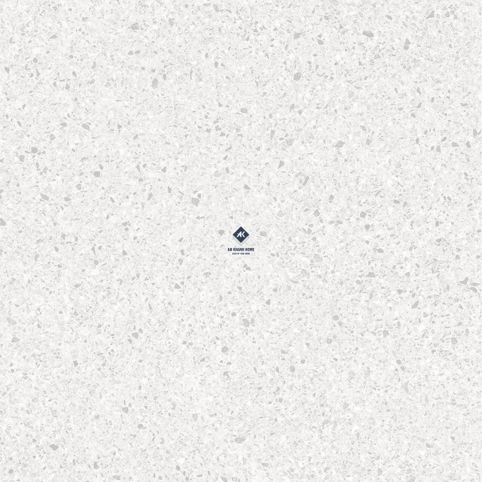 GẠCH 80x80 HCMC1.126TE MÀU TRẮNG HẠT XÁM BẠC TERRAZZO SILVER HIỆU ỨNG CARVING