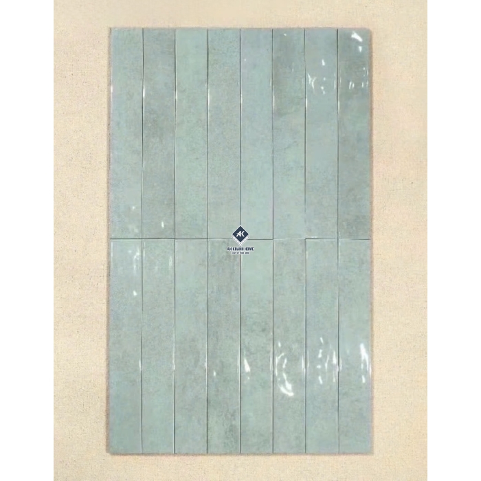 BST Gạch thẻ 6x40 cm xương men hiệu ứng loang bề mặt bóng