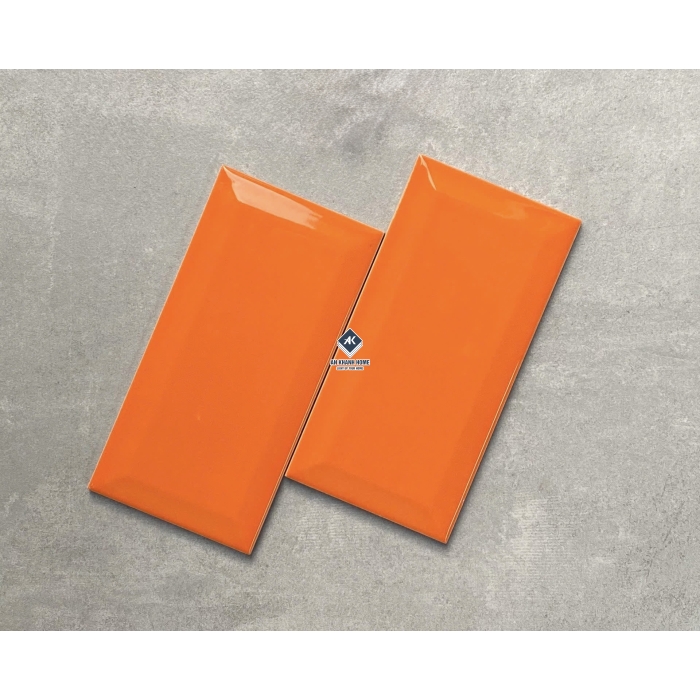 BST Gạch thẻ 75x150 mm vát cạnh xương men subway đơn sắc bóng