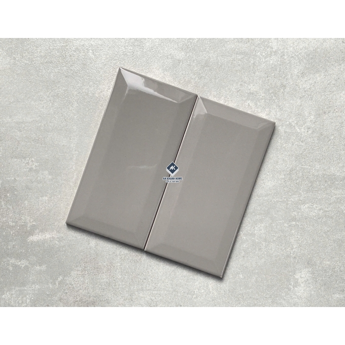 BST Gạch thẻ 75x150 mm vát cạnh xương men subway đơn sắc bóng