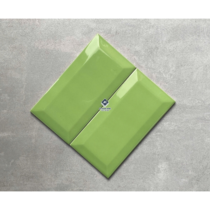 BST Gạch thẻ 75x150 mm vát cạnh xương men subway đơn sắc bóng