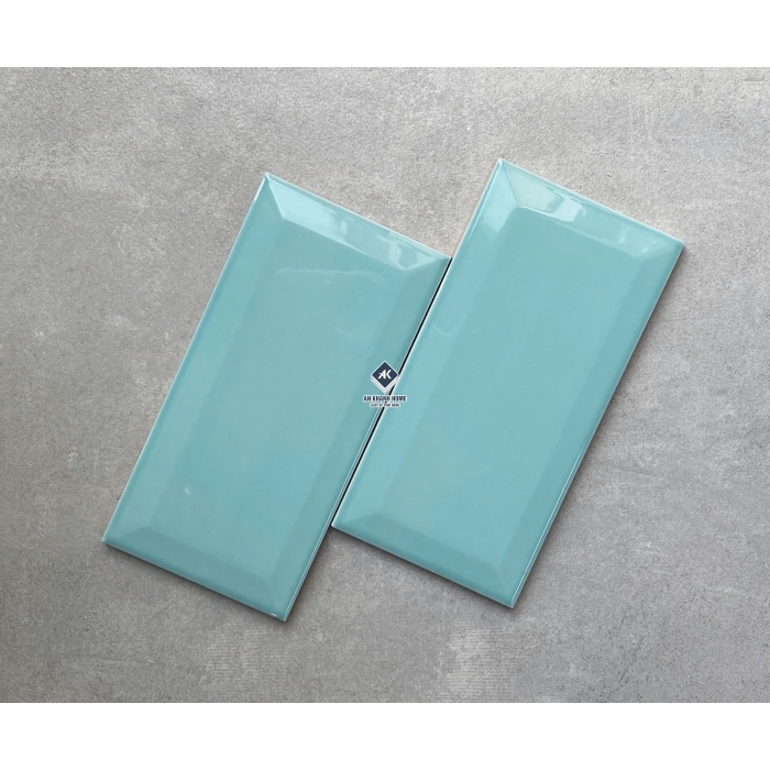 BST Gạch thẻ 75x150 mm vát cạnh xương men subway đơn sắc bóng