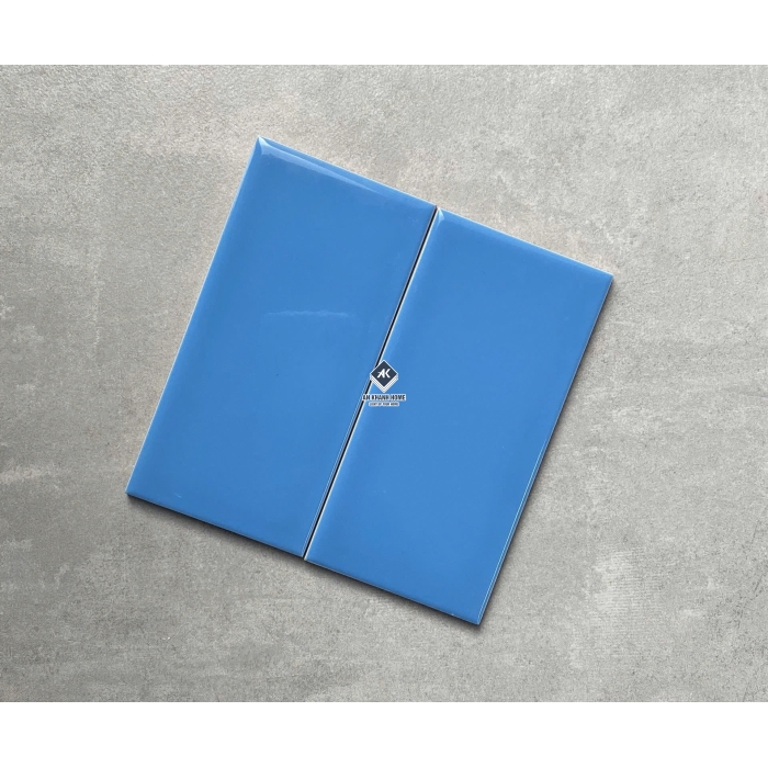 BST Gạch thẻ 75x150 mm subway đơn sắc men phẳng bóng