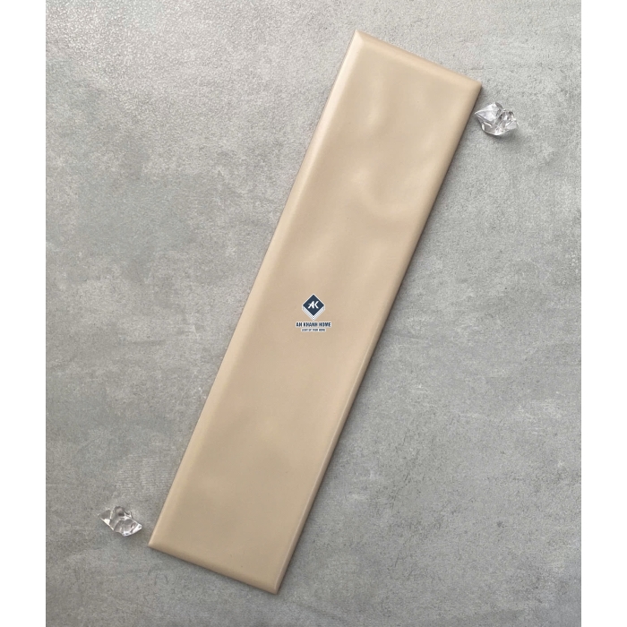 BST Gạch thẻ 75x300 cm subway đơn sắc sóng men mờ