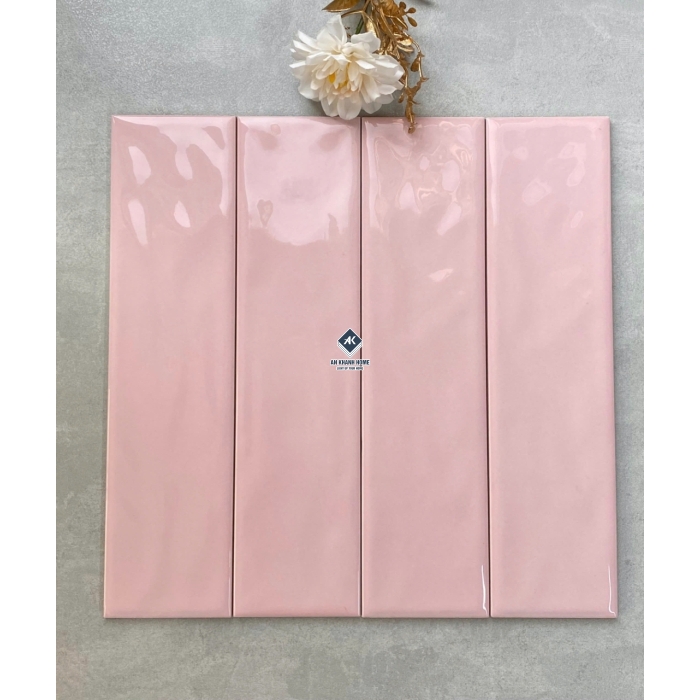 BST Gạch thẻ 75x300 cm xương men subway đơn sắc sóng bóng