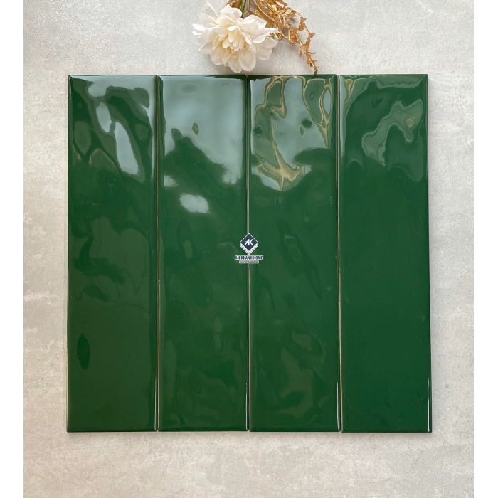 BST Gạch thẻ 75x300 cm xương men subway đơn sắc sóng bóng