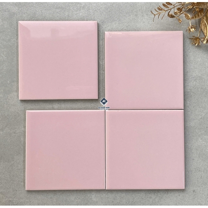 BST Gạch thẻ 10x10 cm subway đơn sắc men phẳng bóng