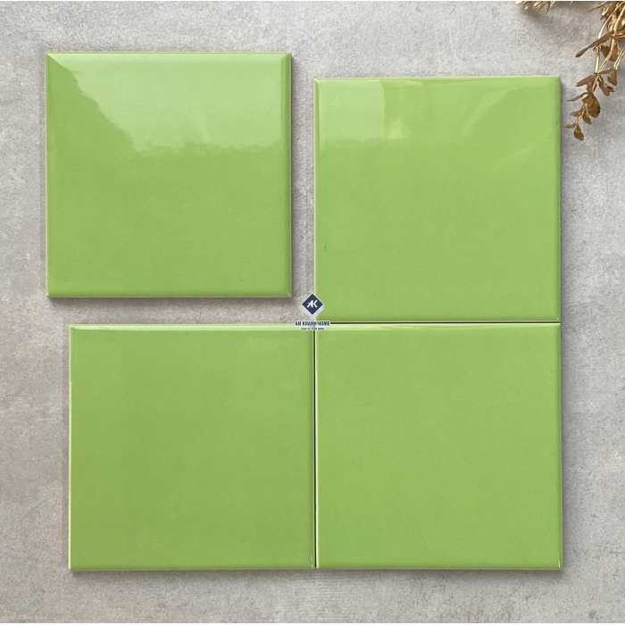 BST Gạch thẻ 10x10 cm subway đơn sắc men phẳng bóng