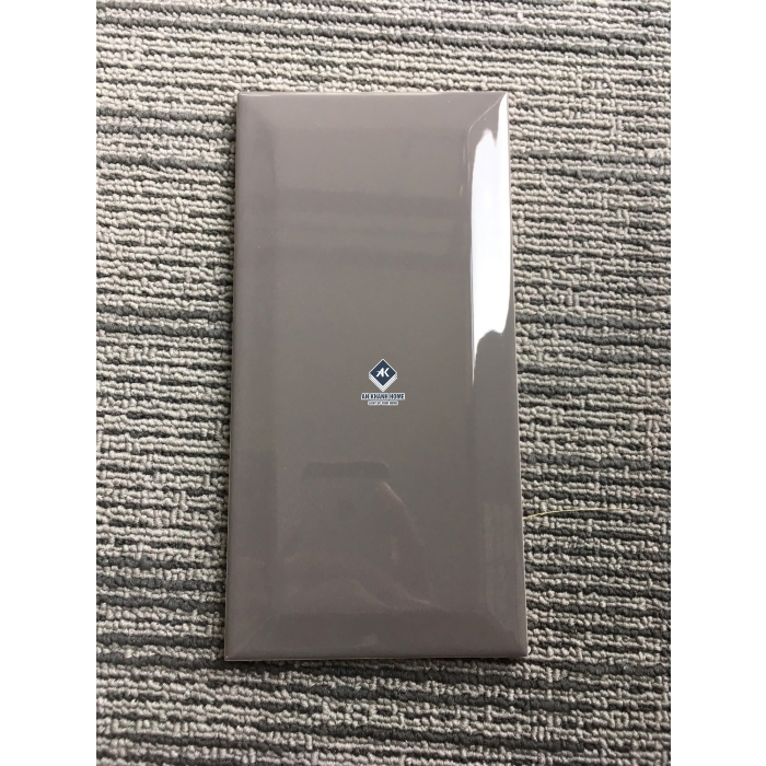 Tổng hơp thẻ 10x20 cm subway đơn sắc men bóng vát cạnh