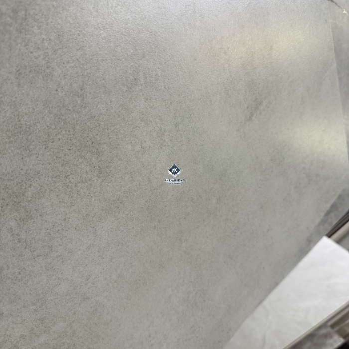  Gạch Ấn Độ 60x60 Màu Xám Xi Măng IN15M Tibet Bianco Bề Mặt Mờ