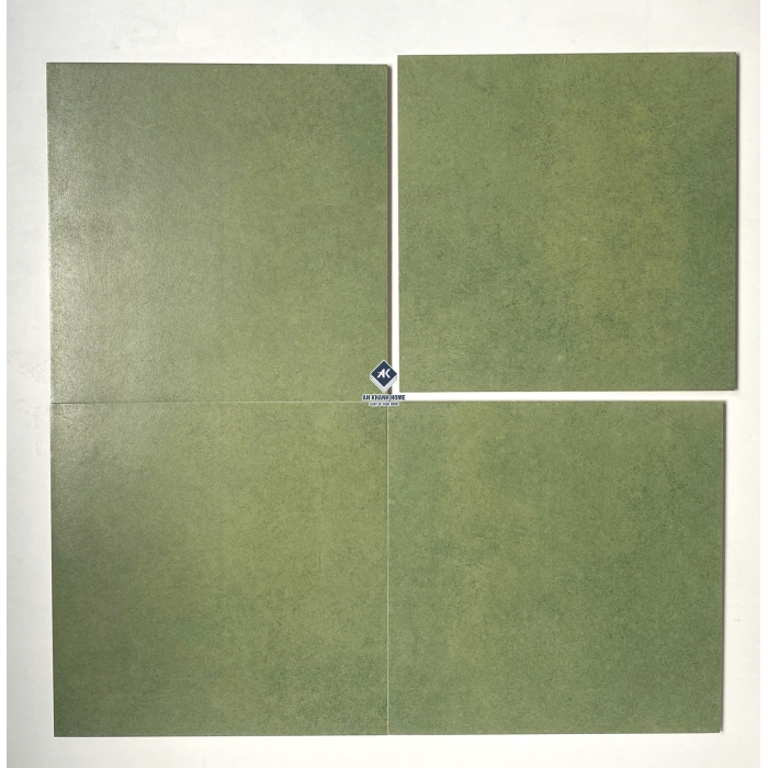 Gạch bông đơn sắc 30x30 màu xanh olive xanh rêu bề mặt mờ