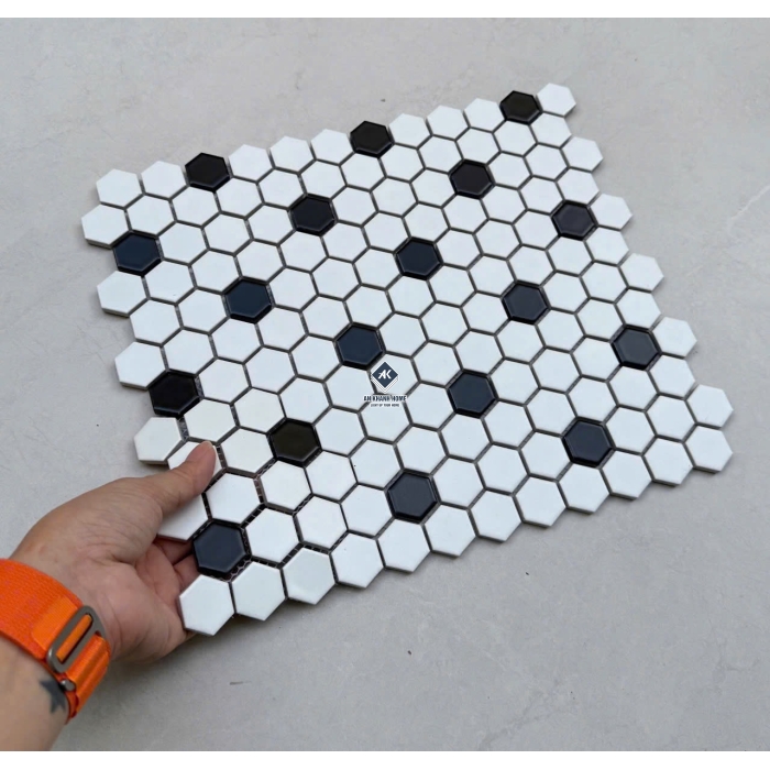 Gạch mosaic lục giác nhỏ