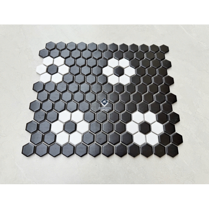 Gạch mosaic lục giác nhỏ