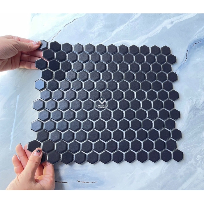 Gạch mosaic lục giác nhỏ