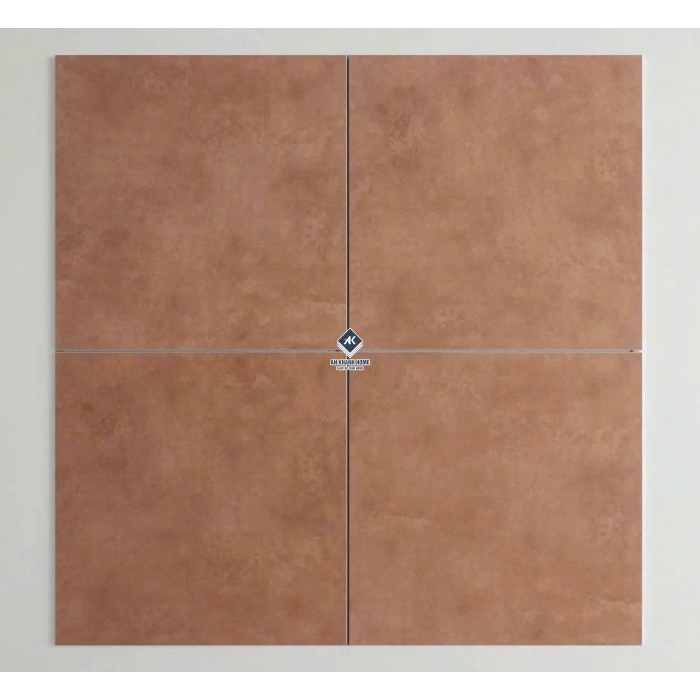 Gạch bông đơn sắc 30x30 màu nâu đất vân xi măng loang MF3168L bề mặt mờ