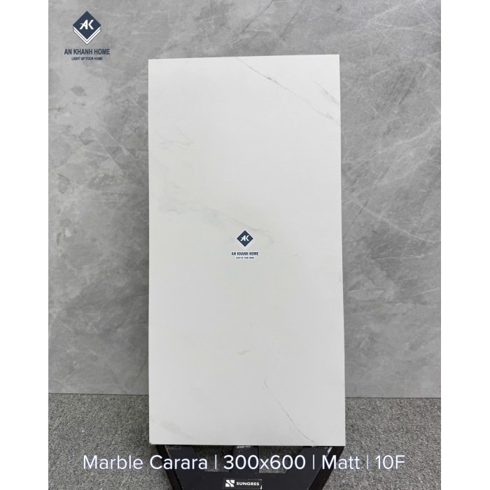 Gạch 30x60 Ấn MARBLE CARRARA SG-36.031M vân đá màu kem mờ