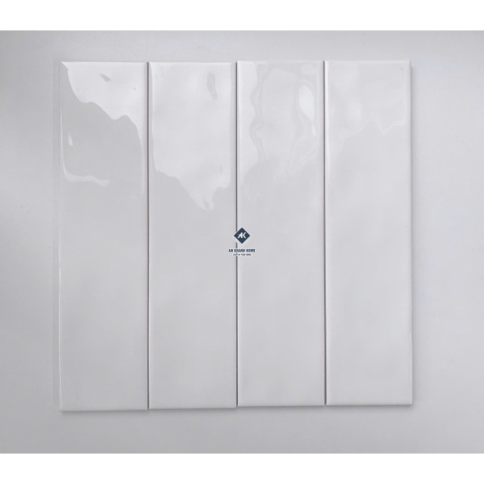 BST Gạch thẻ 75x300 cm xương men subway đơn sắc sóng bóng