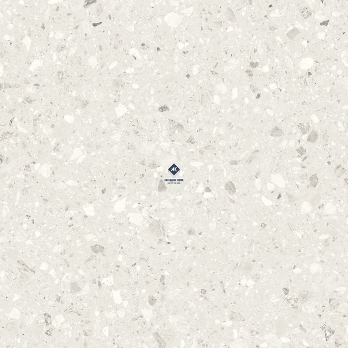 Gạch Ấn Độ 60x60 Terrazzo Light SG-66.620C trắng kem Bề Mặt Carving