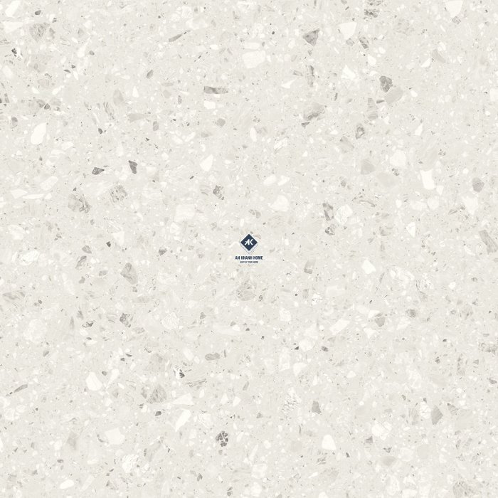Gạch Ấn Độ 60x60 Terrazzo Light SG-66.620C trắng kem Bề Mặt Carving