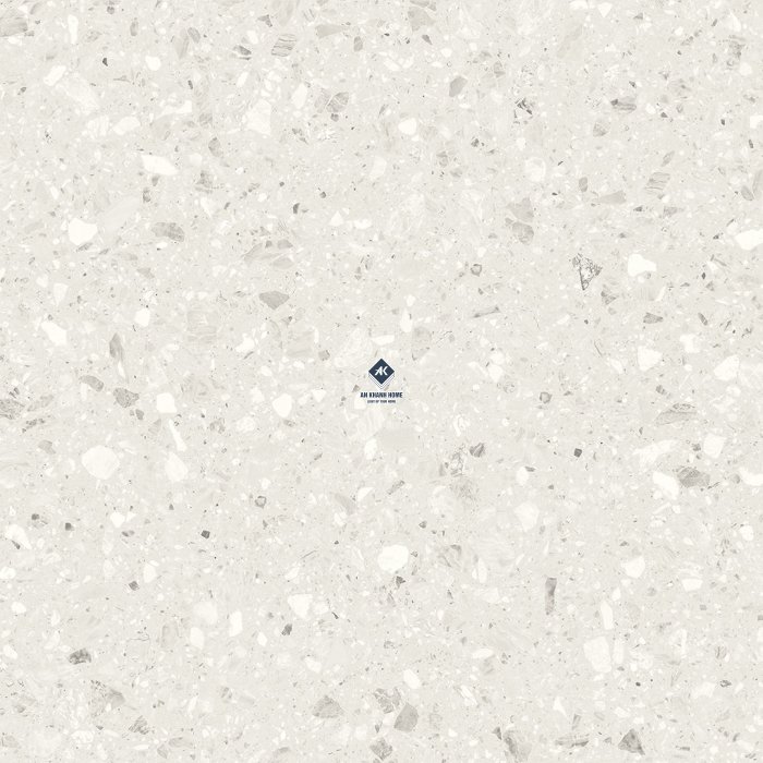 Gạch Ấn Độ 60x60 Terrazzo Light SG-66.620C trắng kem Bề Mặt Carving