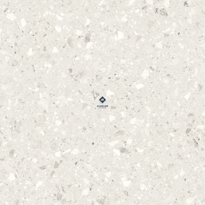 Gạch Ấn Độ 60x60 Terrazzo Light SG-66.620C trắng kem Bề Mặt Carving