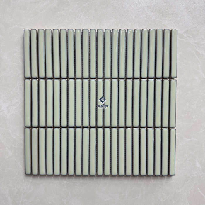 Gạch mosaic kitkat - mosaic que đũa - mosaic ngón tay nhiều màu sắc