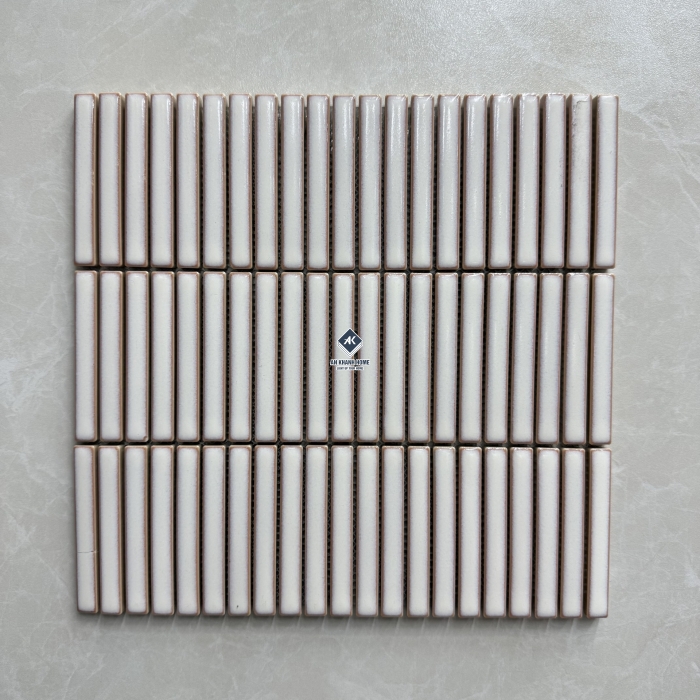 Gạch mosaic kitkat - mosaic que đũa - mosaic ngón tay nhiều màu sắc